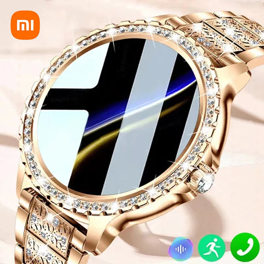 HD Screen Diamond Bracelet Bluetooth Call Smartwatch Ladies