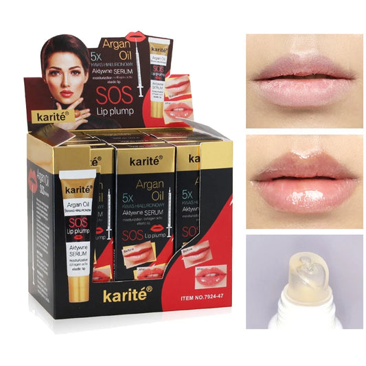 12pcs/Box Lip Plumper Oil Gloss Set Instant Volume Plumper Makeup Products
